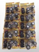 10 Hasbro Tonka vehicles, boxed.