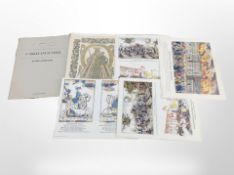 A folio of Danish colour lithographs.