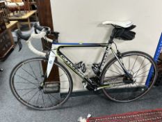 A Cannondale Supersix gent's road bike, carbon frame size 54 cm,