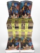 12 Hasbro Captain Marvel figurines, boxed.