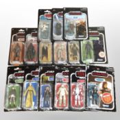 15 Hasbro/Kenner Star Wars figurines, boxed.