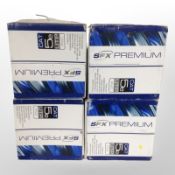 Seven SFX spools of electrical wire.