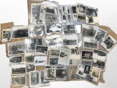 A collection of approximately 117 WWII period German photographs, portrait photographs of soldiers,