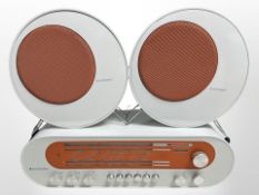 A Blaupunkt 'Pop 70' sound system with matching speakers.