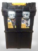 A Workzone rolling workshop containing an Einhell jigsaw.