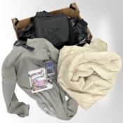 A quantity of new tagged clothing : Marks & Spencer, jogging bottoms, shower resistant coat,