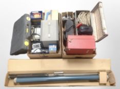 A quantity of cameras including Polaroid, Kodak, together with a Yashica 8mm editor,