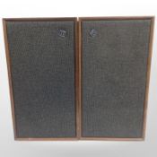 A pair of Dynatron model LS3038 speakers, height 55cm.