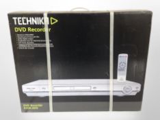 A Technika DVD recorder, as new in box.