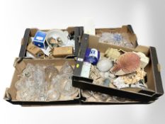 A quantity of mainly 20th-century ceramics and pressed glass ornaments, character jugs, etc.