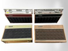 Four Hacker Aviemore portable radios.