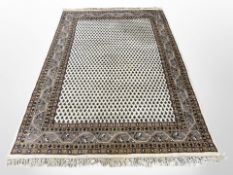 An Indian carpet of Saroukh design,