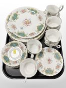 25 pieces of Royal Albert Berkeley tea and dinner china.