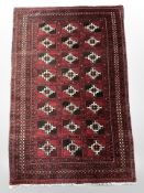 A Tekke rug, Afghanistan, 132cm x 88cm.