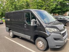 A Peugeot Boxer 330 Pro L1H1 Blue HDI panel van, registration LN17 HZG, diesel, manual,