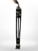 An African carved figure, height 100cm.