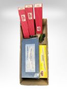A group of Hornby Dublo locomotive items to include a D1 Through Station, boxed,