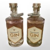 Two x 500ml bottles Manchester Raspberry Infused gin