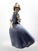 A Lladró figure, 'Primavera' No. 5121, boxed.