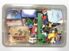 A quantity of LEGO and other toys, die-cast models, etc.