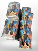 12 Hasbro Captain Marvel figurines, boxed.