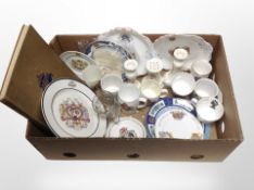 A collection of royal commemorative ceramics, Coronation Souvenir Book 1937.