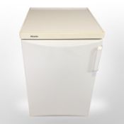 A Miele under-bench fridge.