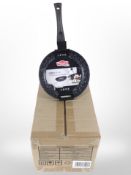 Seven Menastyl 20cm aluminium cooking pans.