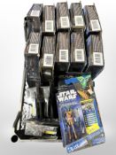 Approximately 27 Hasbro Star Wars The Clone Wars El-Les figurines, boxed.