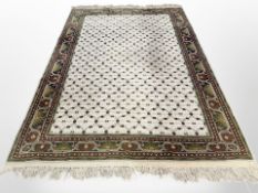 An Indian carpet of Saroukh design,