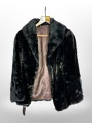 A mink fur coat.