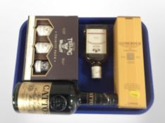 A Teeling Irish Whiskey three-bottle gift set,
