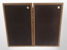 A pair of Kef speakers, height 49cm.