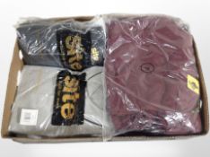A quantity of new Site and other branded workwear.