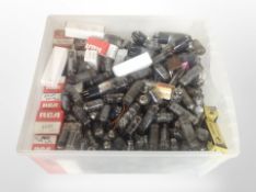 A large quantity of electronic valves.