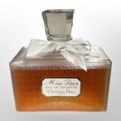 A 1000ml bottle of Miss Dior eau de parfum,