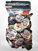 A quantity of Androidz figurines, boxed.