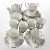 A 21-piece Duchess Riversong tea set.