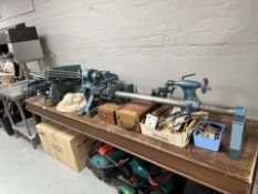 A Coronet Tool Company 'The Major' workshop lathe with Brook Crompton Parkinson motor, 750 Watts,