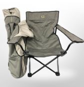 A pair of National Trust folding outdoor chairs in carry bags