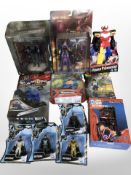 11 Mattel, Dark Horse and other figurines to include Game of Thrones, Power Rangers, DC, etc.