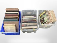 A collection of vinyl LP and 78 records including classical, compilations, easy listening, etc.