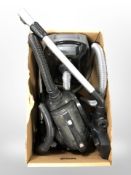 A Point vacuum cleaner, and a further vacuum.