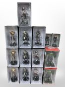 14 Eaglemoss Limited Marvel figurines, boxed.