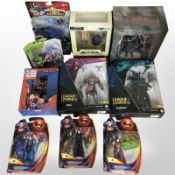 10 Spin Master, Mattel, Dark Horse and other figurines including Game of Thrones, Power Rangers,