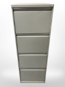 A Triumph filing cabinet with key,