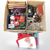 A quantity of Danish Christmas decorations.