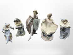 Five Nao/Lladro figures