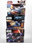 Three Hasbro Disney Star Wars figures to include Hera Syndulla's A-Wing,