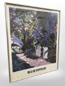 A continental colour print, 'Helle de Stoppelaar', 62cm x 75cm.